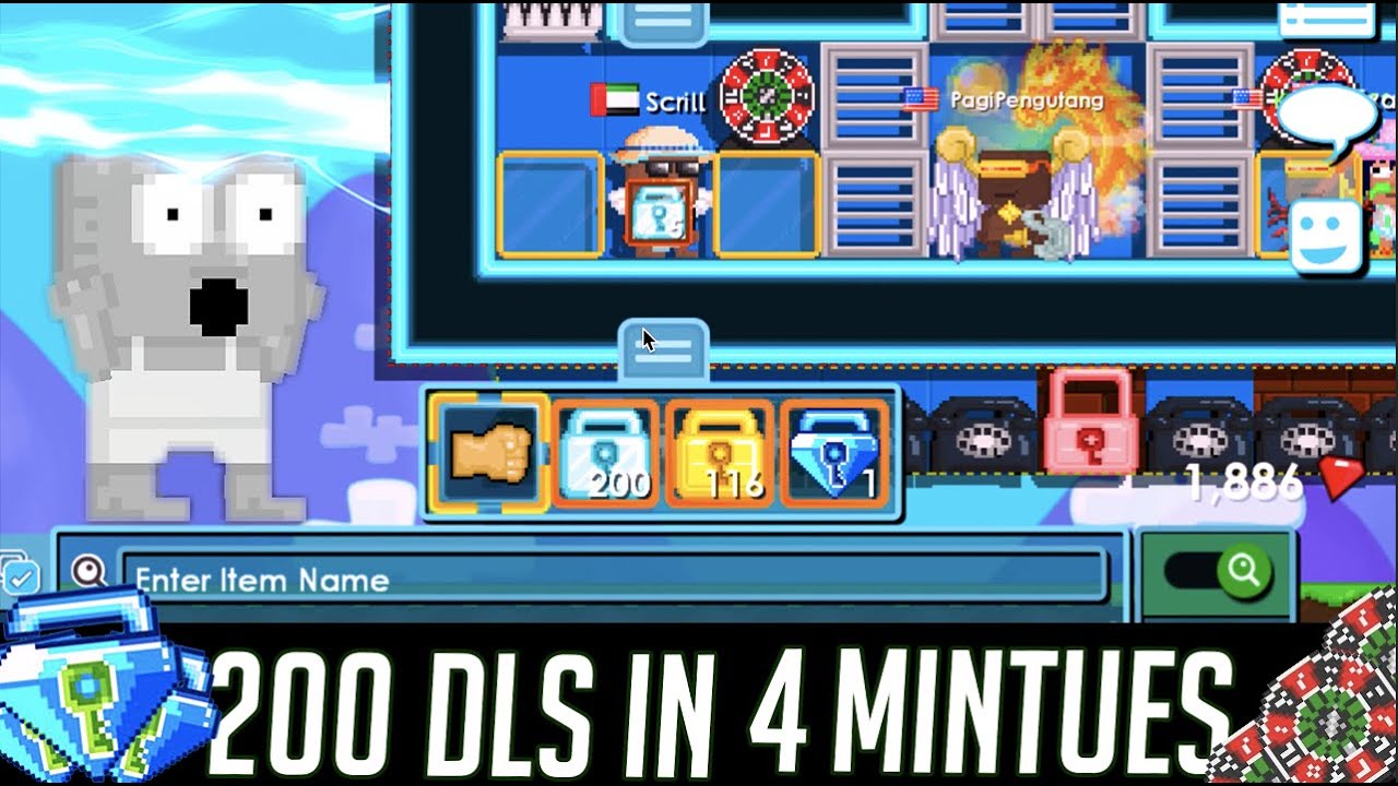 GROWTOPIA CASINO || FROM 190 TO 400 DLS || HUGE CASINO BETS !!!