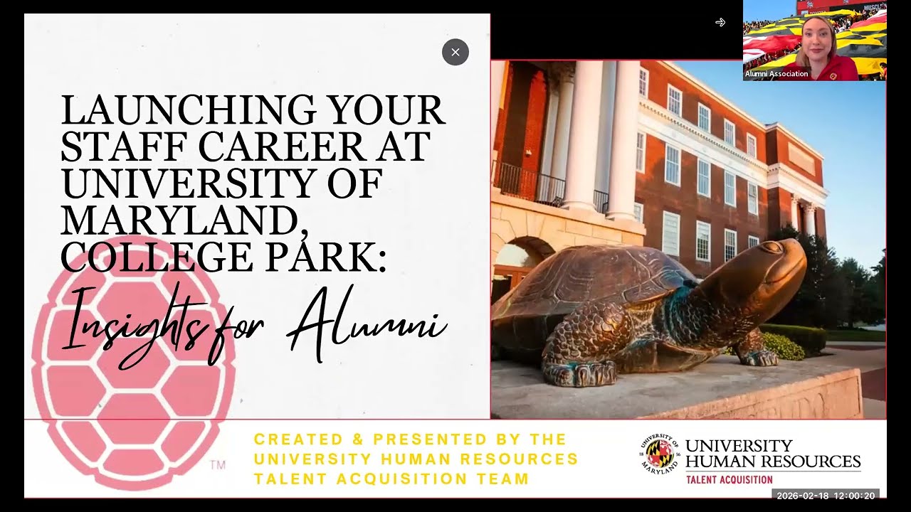 Launching Your Staff Career at UMD: Insights for Alumni