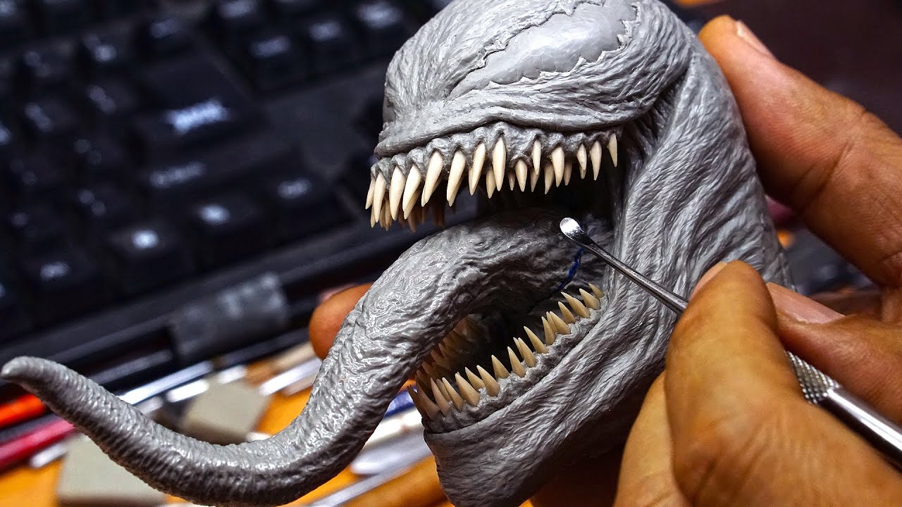 How to make the world's most detailed Venom sculpture - part 1