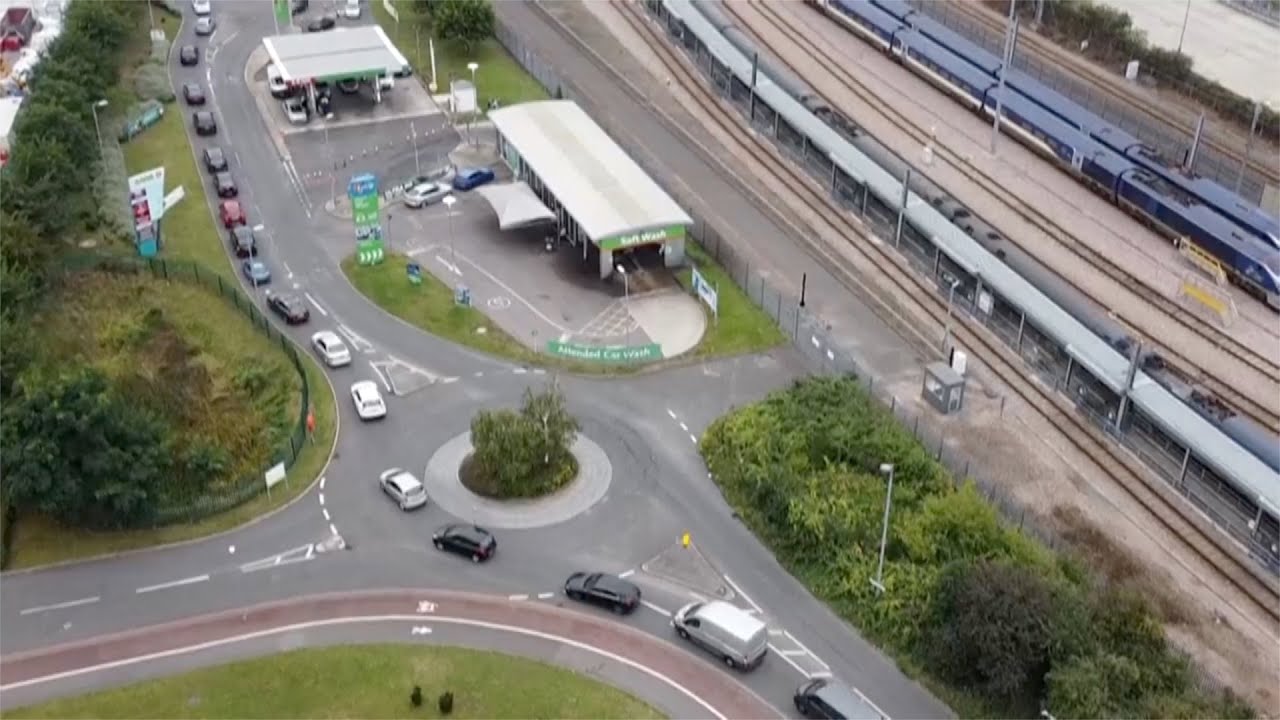 Drivers queue for petrol in UK over shortage concerns