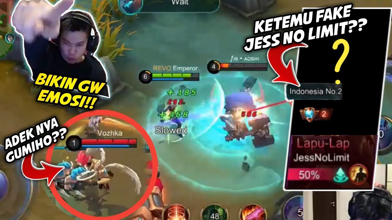 RANKED KETEMU JESS PALSU TAPI TOP GLOBAL?? JESS BERCANDA??!!