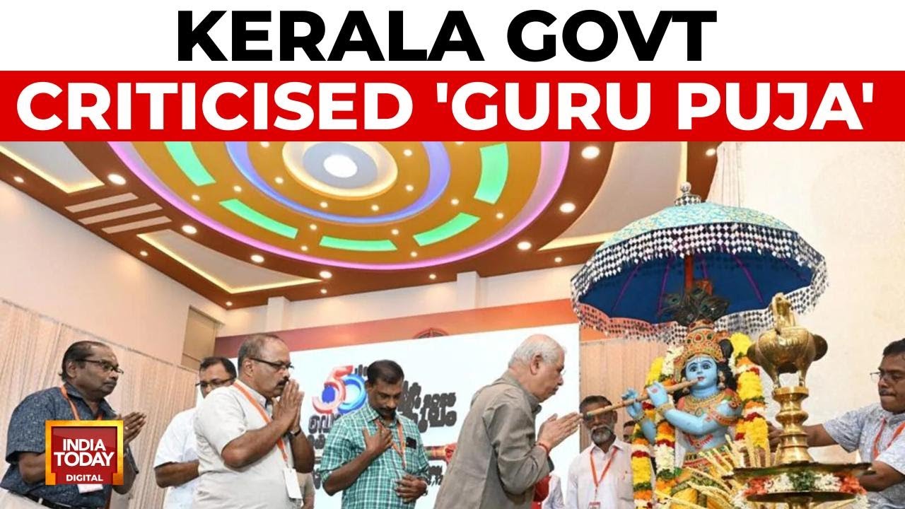 Kerala Erupts In Controversy Over 'Guru Puja' Practice In CBSE schools | India Today News