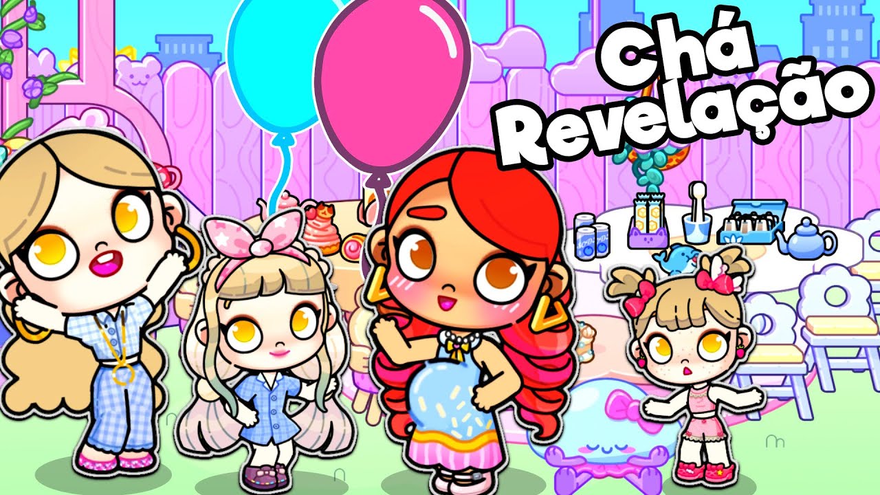 ROTINA DIA DE CHÁ REVELAÇÃO👶 | HISTORINHA AVATAR WORLD