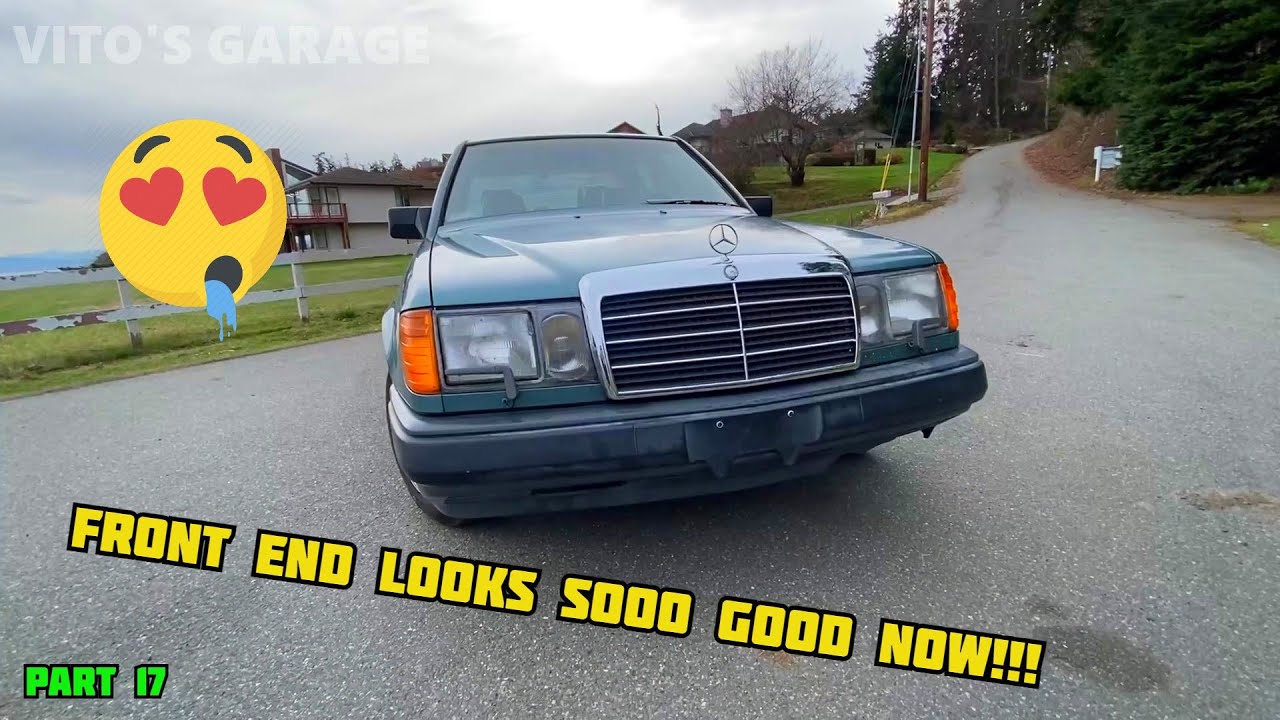 Part 17 Mercedes W124 300E: New Headlight Bezels & Grille!!!