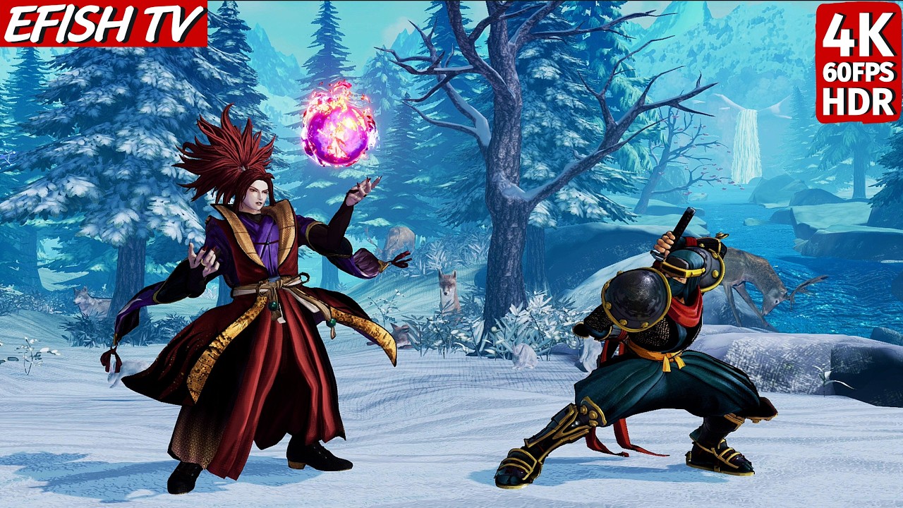 Amakusa vs Hattori Hanzo (Hardest AI) - Samurai Shodown