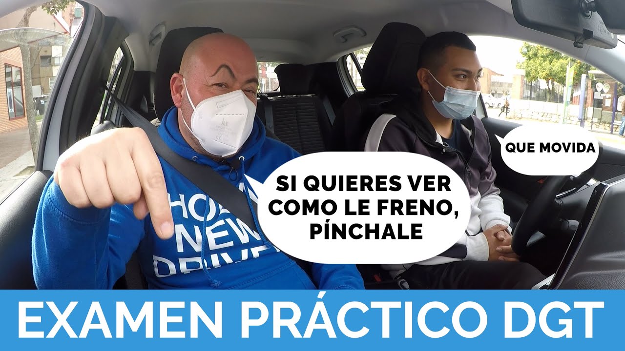 2 INTERVENCIONES del EXAMINADOR 🔴 Hay que controlar la DISTANCIA de SEGURIDAD - Simulacro de examen