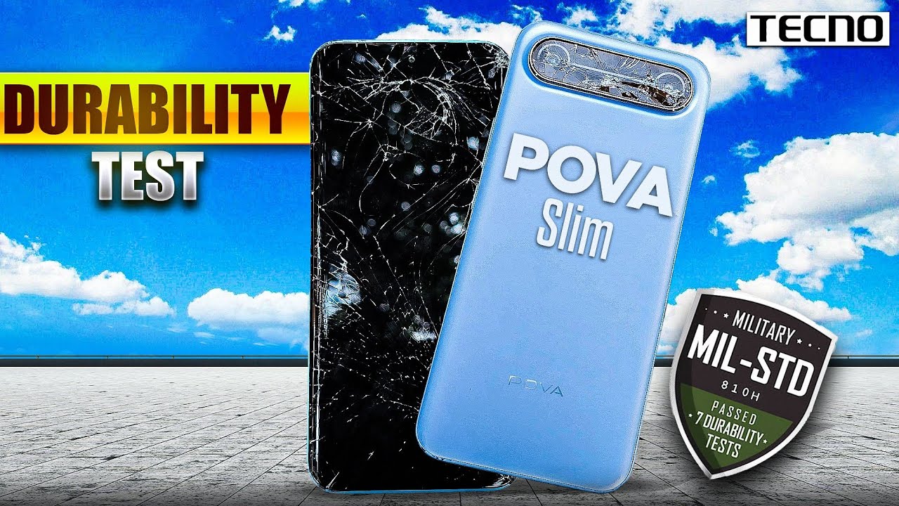 Tecno pova slim 5g durability test drop test military grade MIL-STD 810H Test