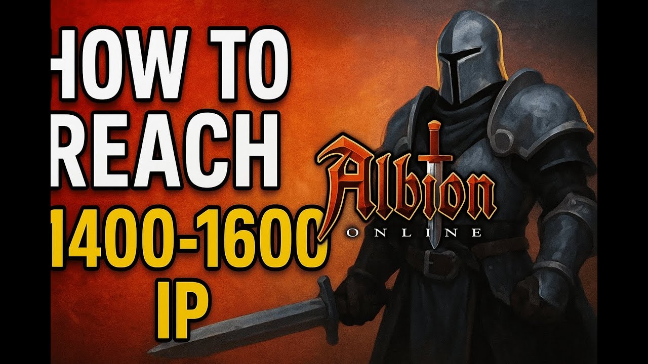 Albion Online  - How to get 1400 1600 IP Fast
