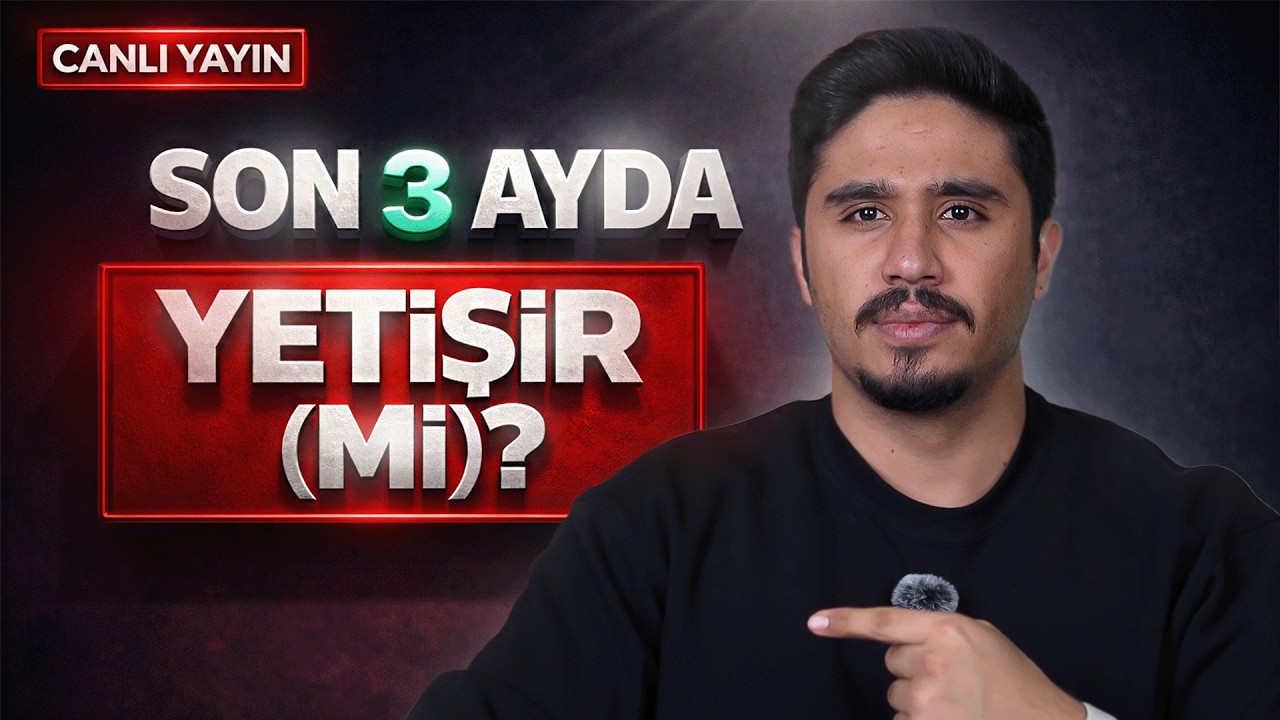 Son 3 Ayda Ne Kadarı Yetişir? | Her Pazar Canlı Yayındayız #yks #yks2026