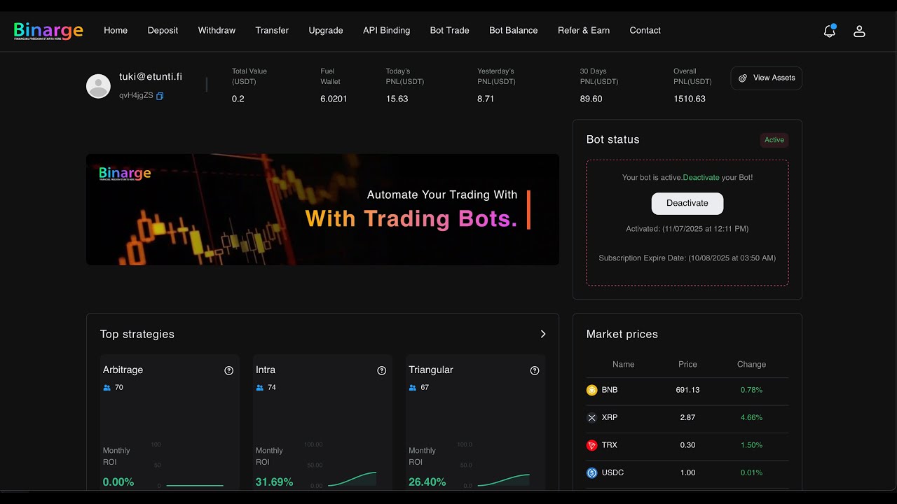 Your Fuel Wallet: How It Powers the Bot (Not Holds Your Funds)