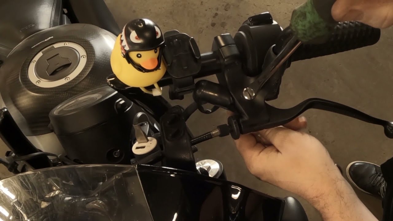Установка рычага тормоза и сцепления Honda Rebel 500 (CMX500).