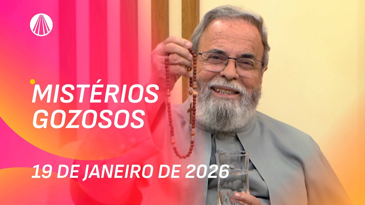 Terço de Aparecida com Pe. Antonio Maria - 19 de janeiro 2026 [Mistérios da Gozosos]