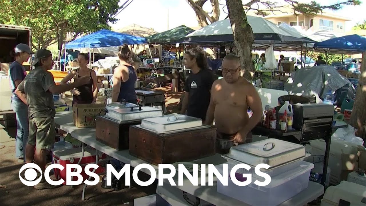 As Maui wildfire survivors struggle to get aid, community comes together