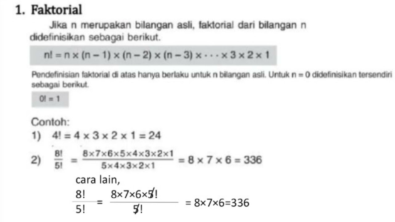 Faktorial SMANSABA