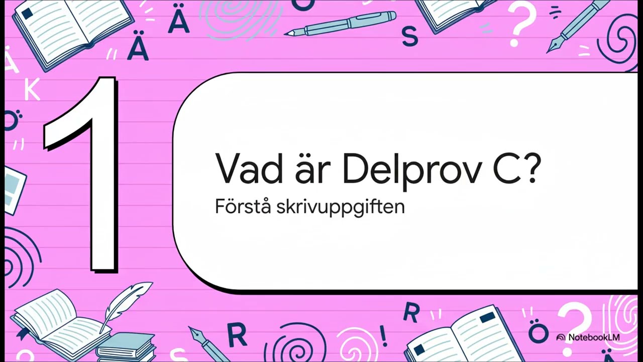 NP Åk 9 – Delprov C, Skriva Svenska och SVA