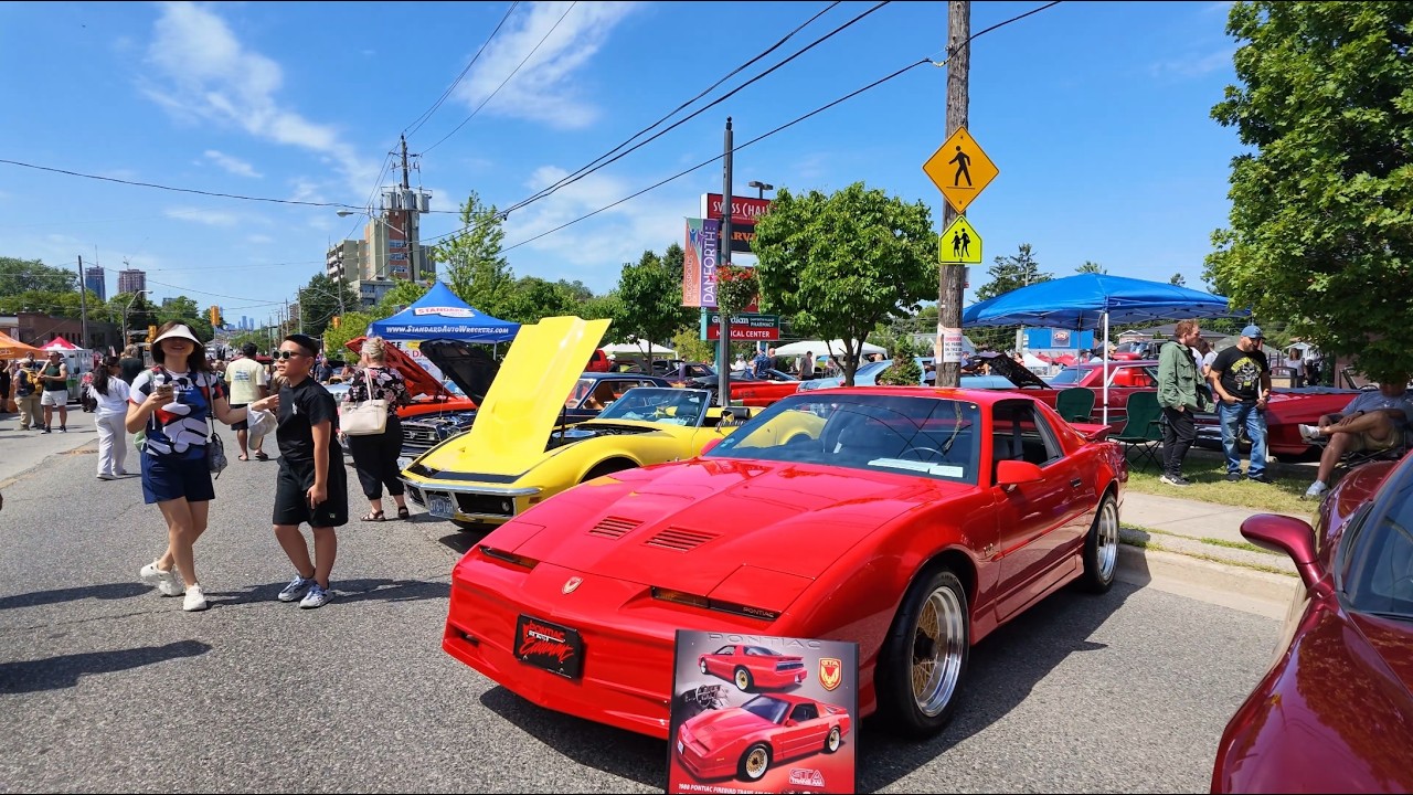 Classic Cars Show in Toronto - Wheels On The Danforth 2026 | 4K