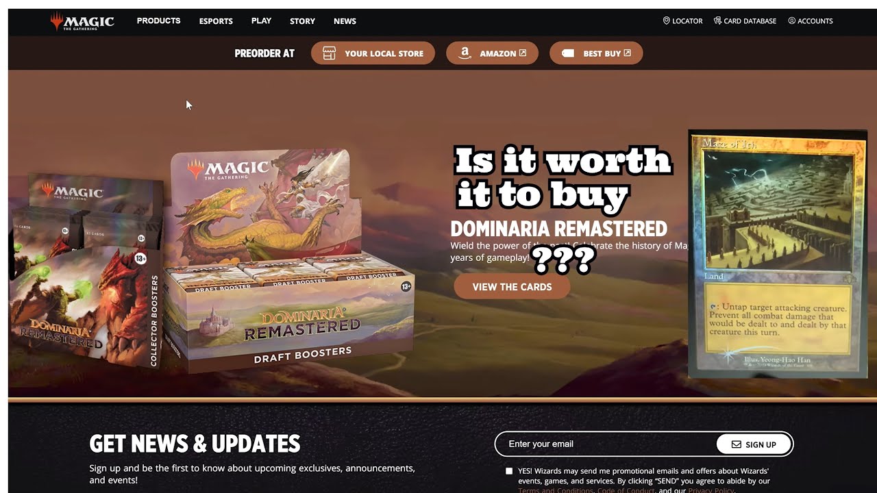 Is it worth it to buy Dominaria Remastered?