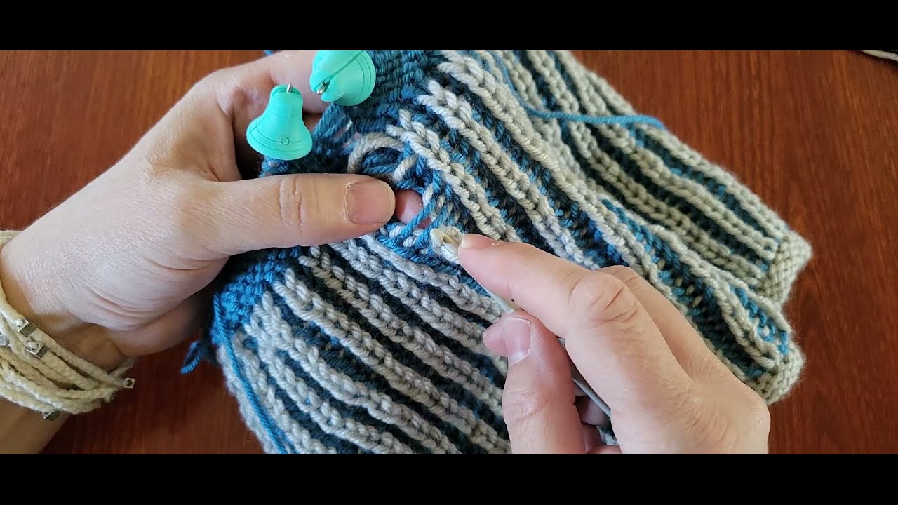 truc et astuce pour reprendre et corriger une maille perdu dans un point brioche