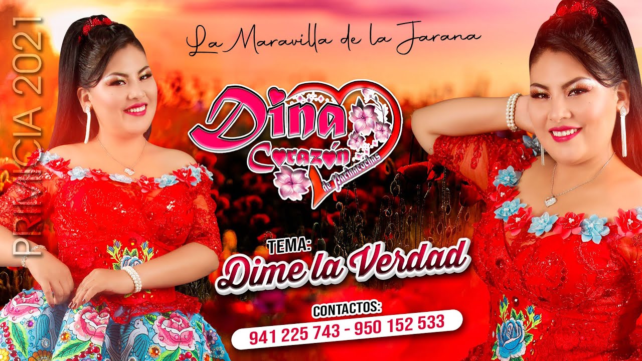Primicia 2021 ► Dina Corazón de Parinacochas - Dime la Verdad 🎻♫ D.R.