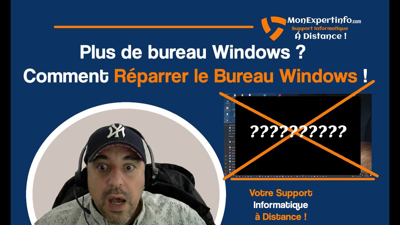 Comment résoudre le bureau de Windows 10 qui a disparu ?