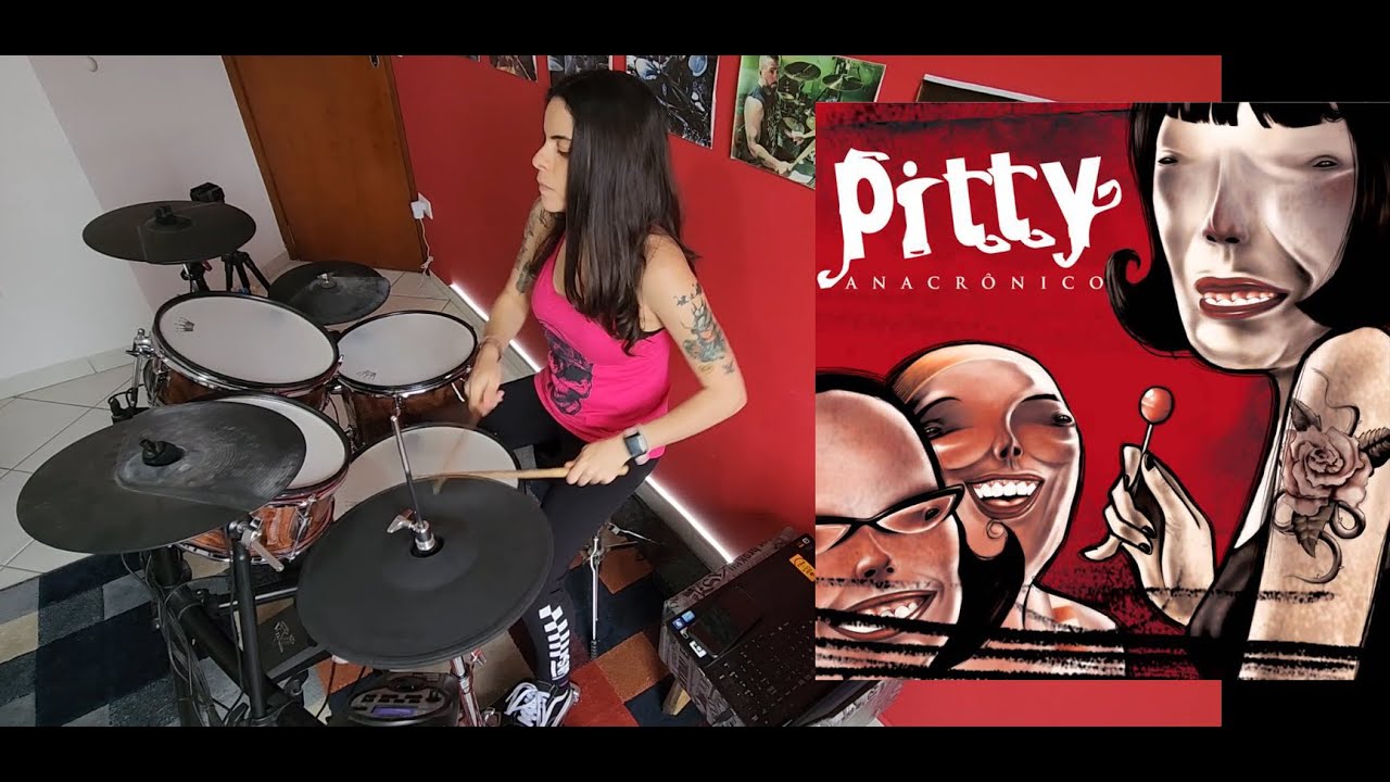 Pitty - Memórias (Cover de Bateria/ Drum Cover) I Carol Galinddo