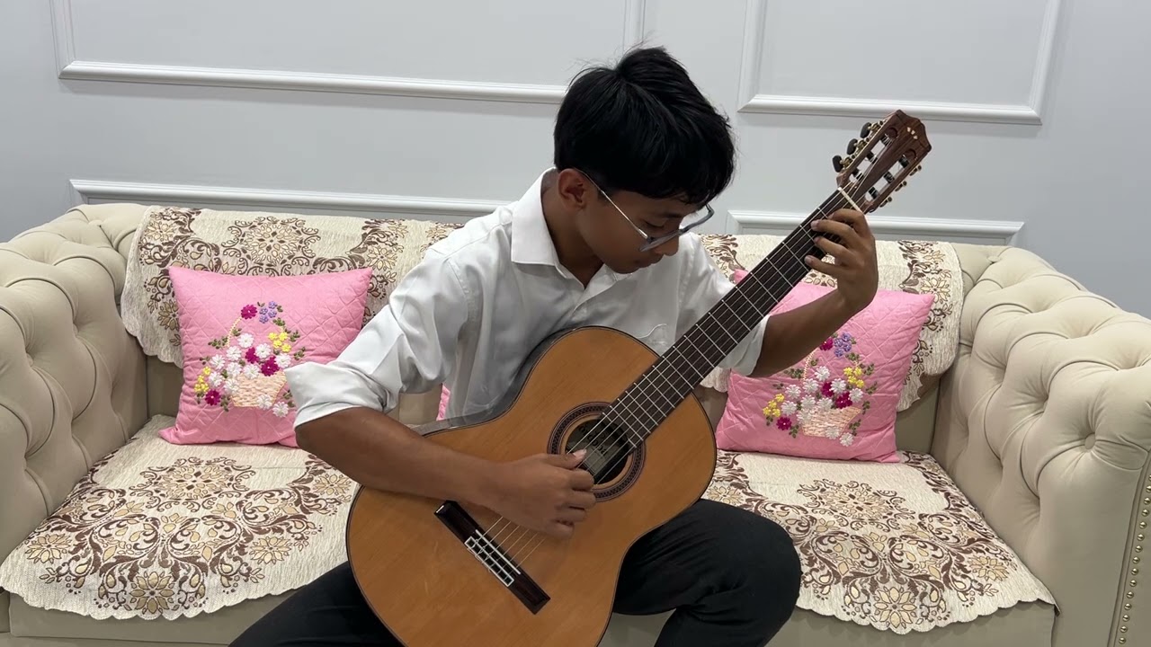 Adeodatus G Momin ,Carmen, intermediate, The India International classical Guitar festival 