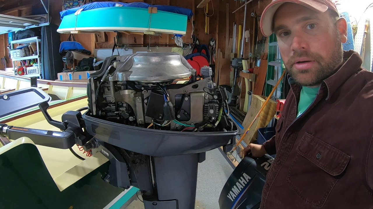 Charging a battery with a 25 hp outboard
