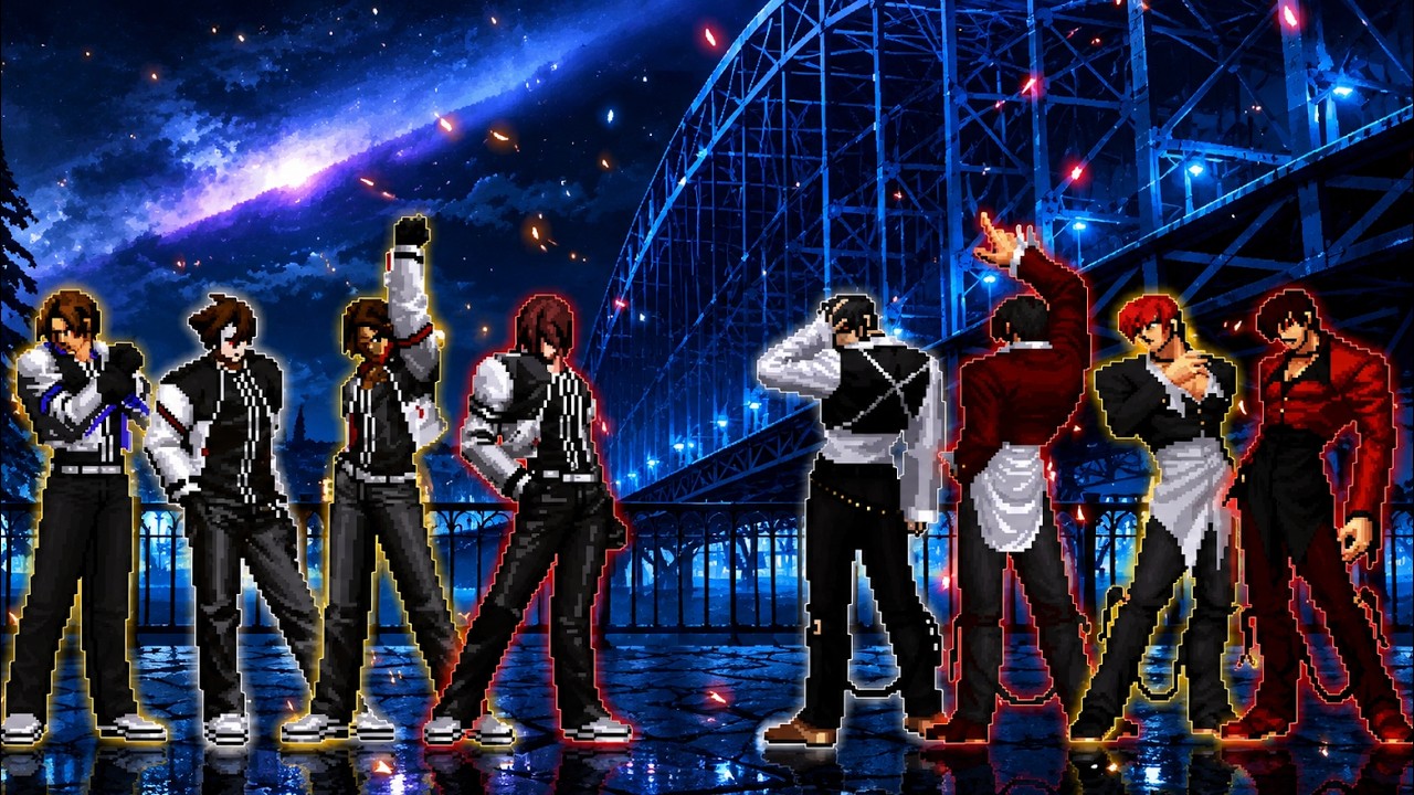 [KOF Mugen] Kyo MI Team VS. Iori Keyser Team (Request Match)