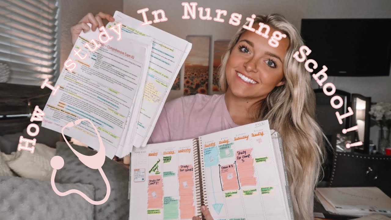 HOW I STUDY & GET GOOD GRADES IN NURSING SCHOOL | How I Make Study Guides