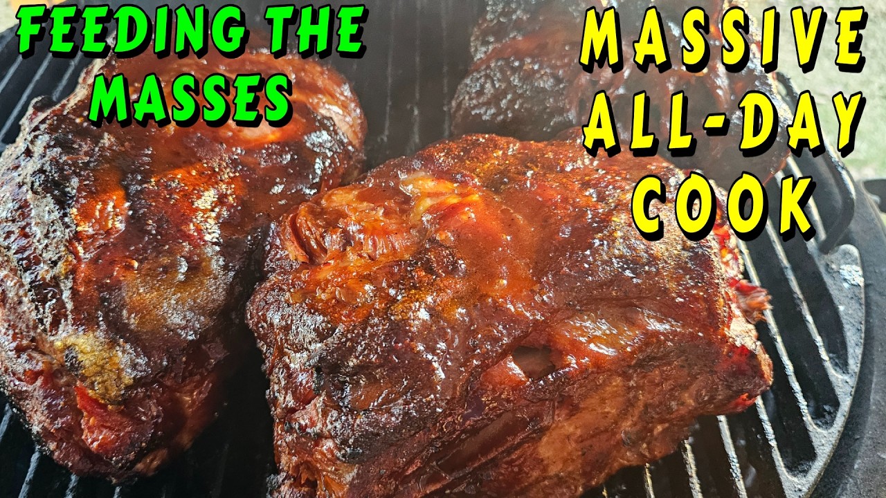 THIS WAS AN ALL-DAY COOK FEEDING 35 PEOPLE ALL AT ONCE