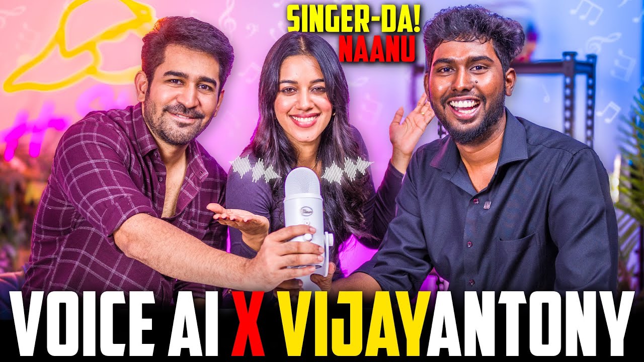 Vijay Antony Vs Voice Ai - இனி Singer-டா நானு😅 - Mirnalini Ravi | Mirnalini Becomes Singer Using AI