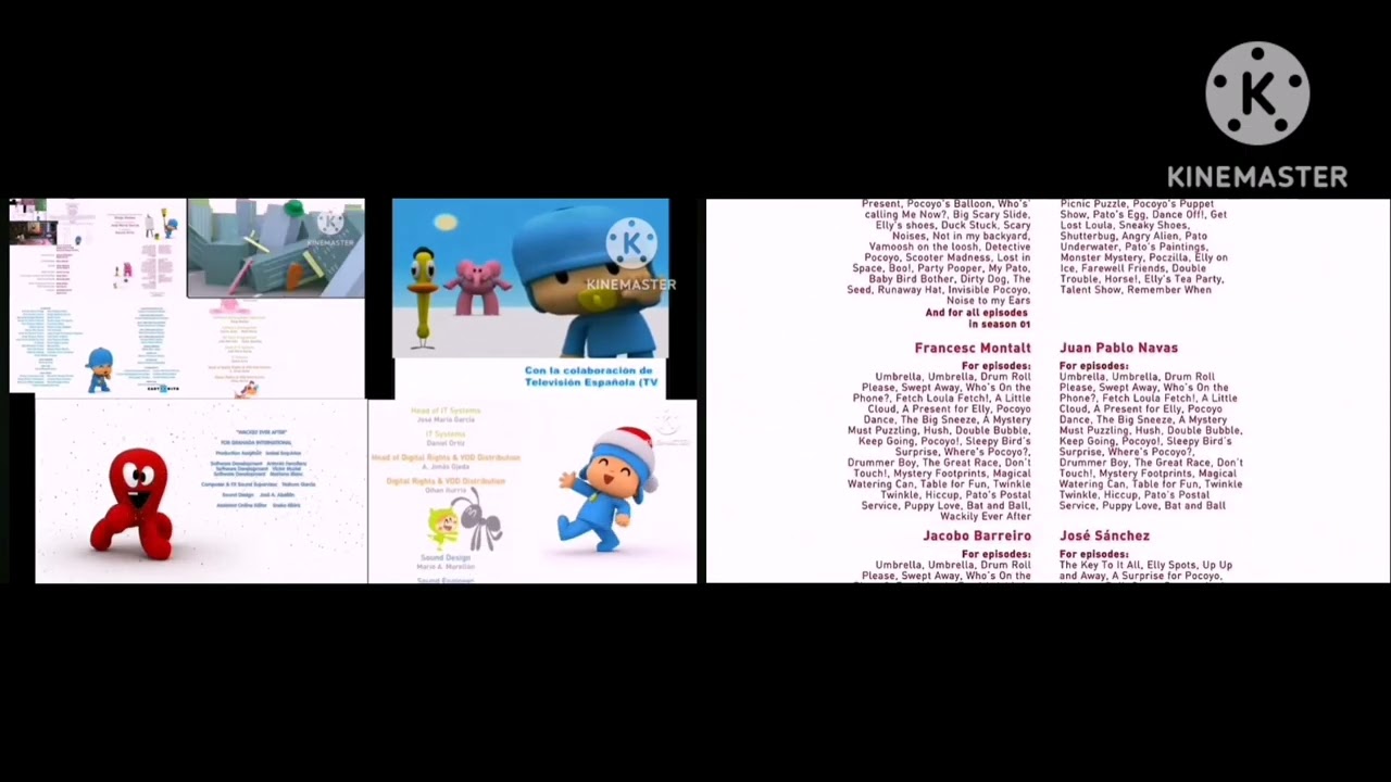 Pocoyo credits remix 
