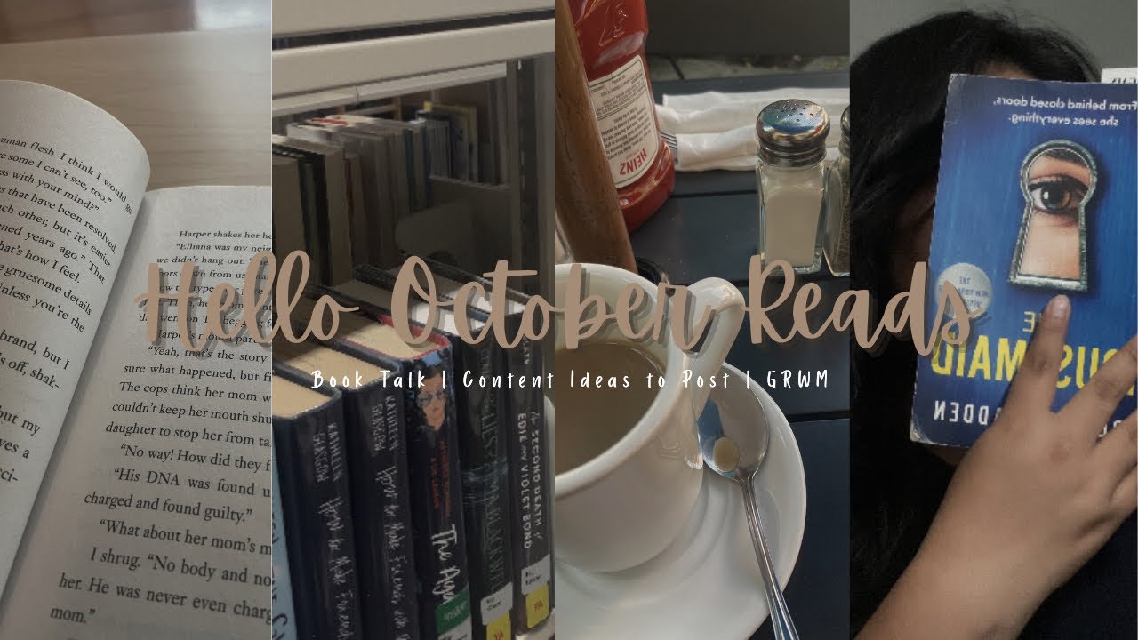 Hello October 🍂☕️ | TBR Reads for this month 📖| Preping Social Media Content 📸 | Library Browsing 