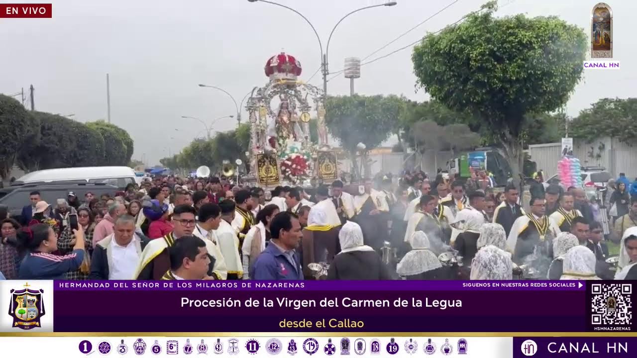 Procesión de la Virgen del Carmen de la Legua