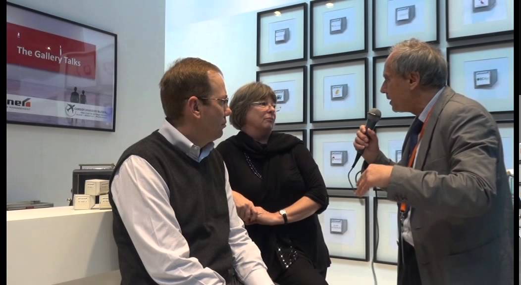 Andre Vermeulen and Christa Soltau of South African Airports speaking with CFG