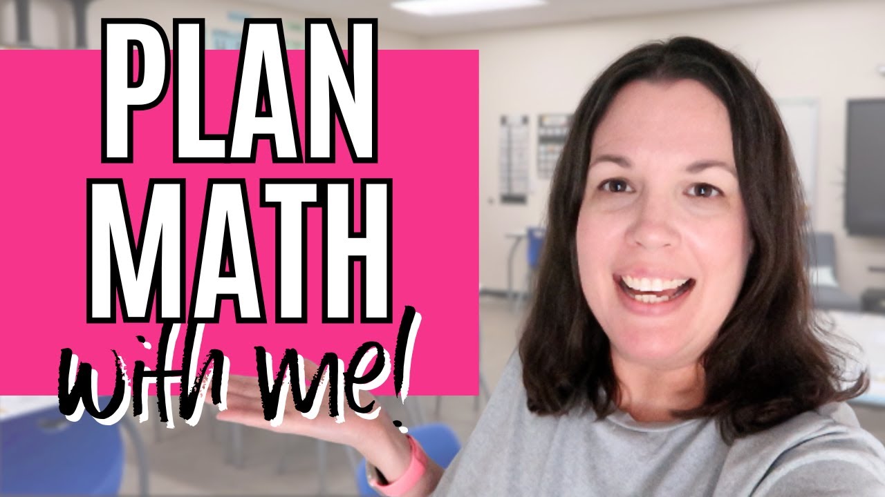 Plan With Me: How I Create My Math Plans This Year