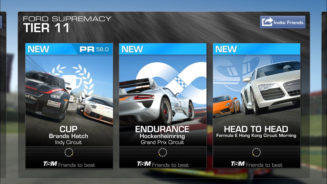 Real Racing 3 Ford Supremacy Tier 11 (PR 58.0)