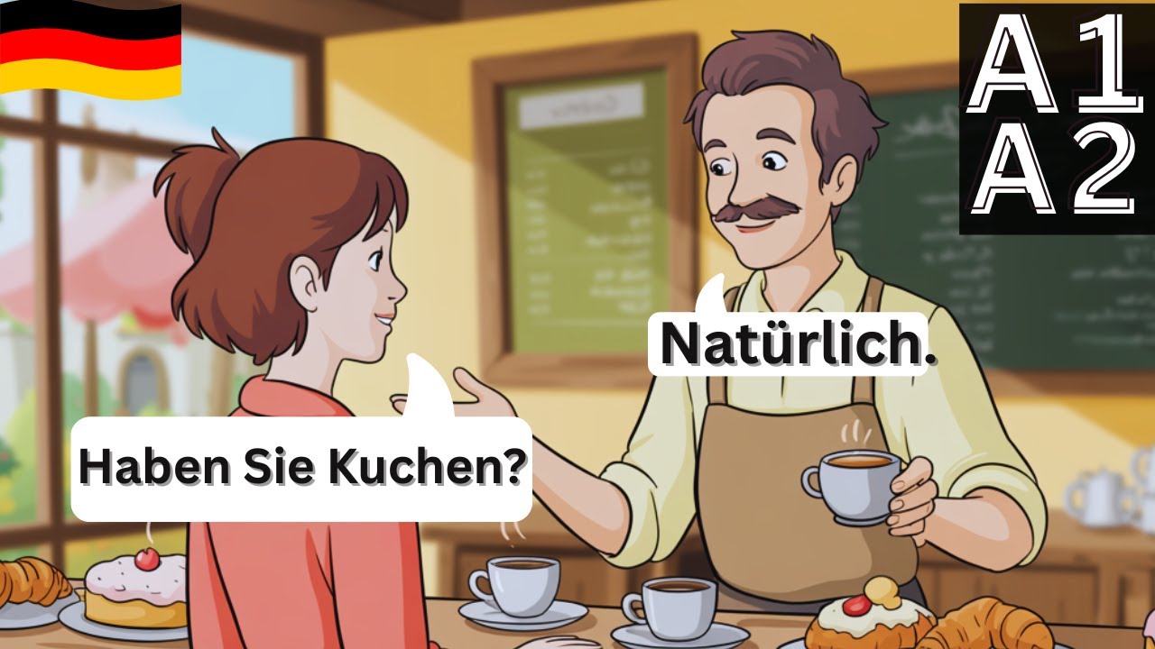 5 Real German Dialogues for Beginners | Learn German with Simple Conversations (A1-A2)