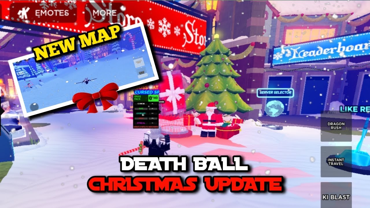 Death Ball New Christmas Update Roblox - Gameplay | New map | New Swords | Clans | RASEEN'S GAMES