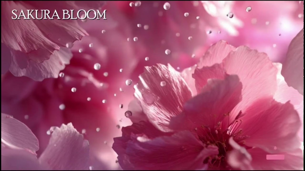 🔴 桜ブルーム – 癒しのピアノと日本の自然音 | 瞑想と安眠の音楽 Healing piano + nature sounds Jepang.