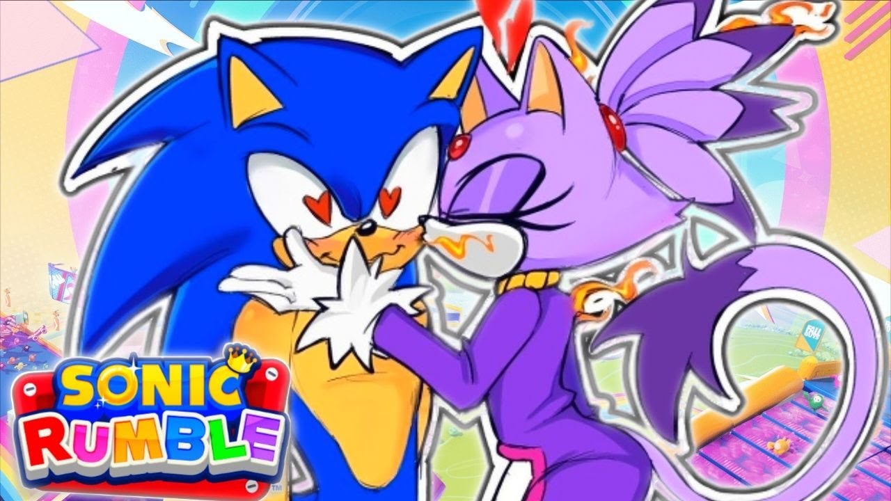 BLAZE IS SO CUTE! - Sonic Plays SONIC RUMBLE!
