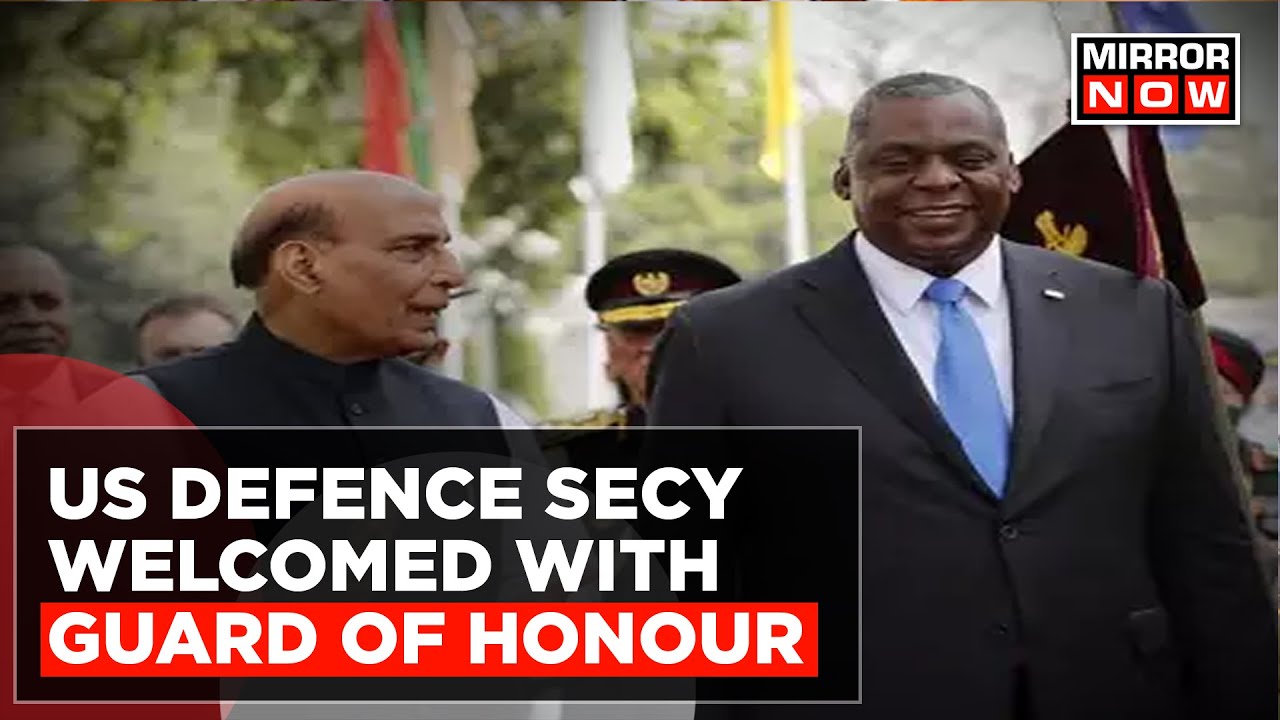 US Defence Secretary In India; Welcomed With Guard Of Honour | Latest News