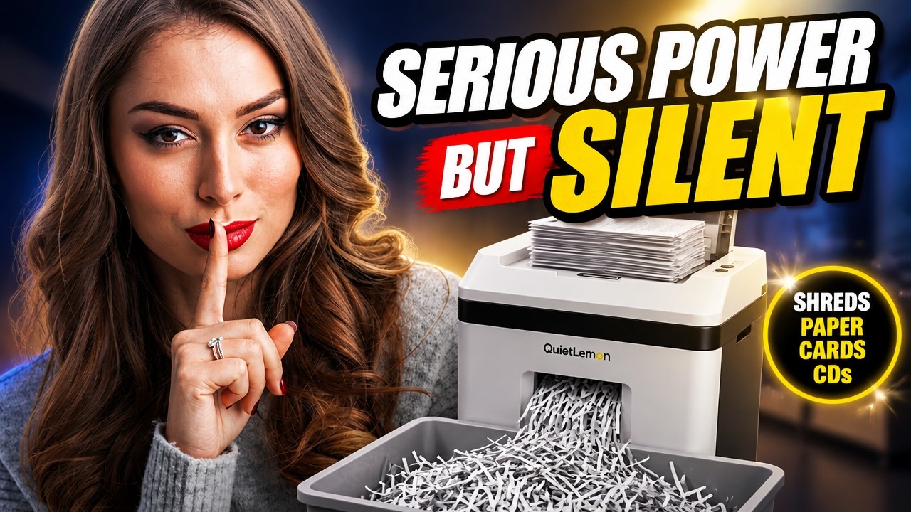 QuietLemon OL289 Heavy Duty Shredder Review! Unboxing & demonstration of this awesome quiet shredder