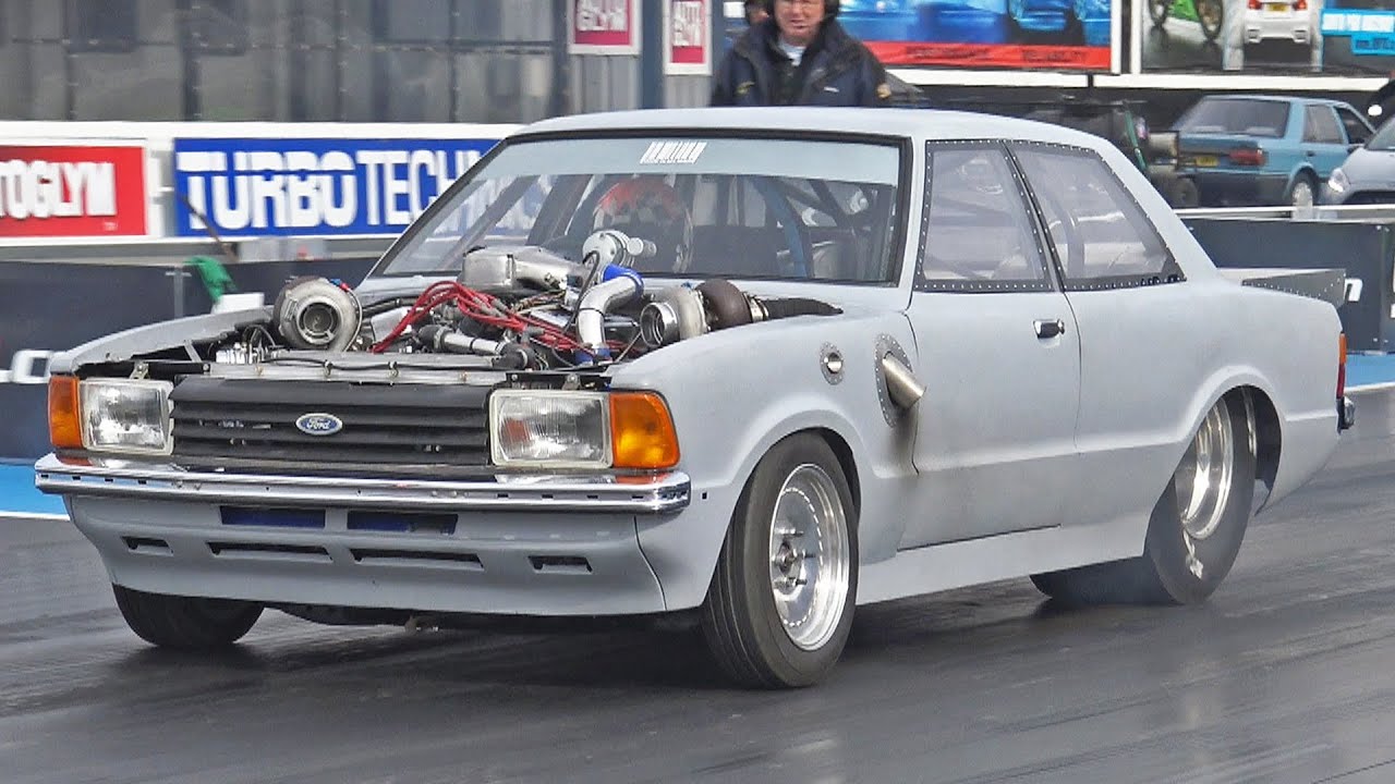 Ford Cortina Drag Racing Compilation