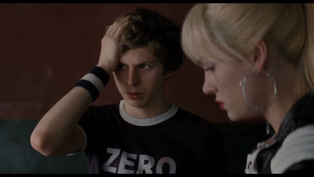Scott llama a Envy por su anterior nombre Natalie (Scott Pilgrim vs The World Latino)