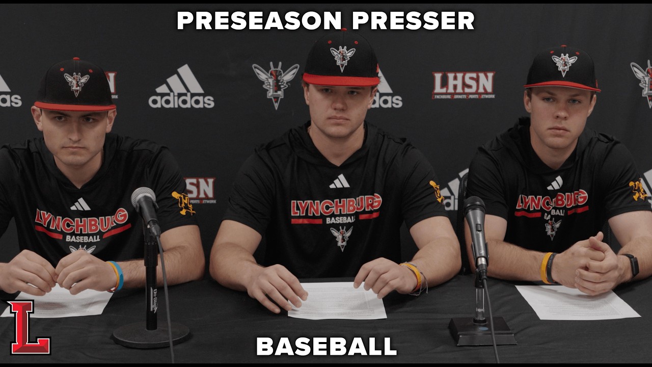 Preseason Press Conference | Baseball | Logan Tapman, Tyler Kaltreider, & Benton Jones