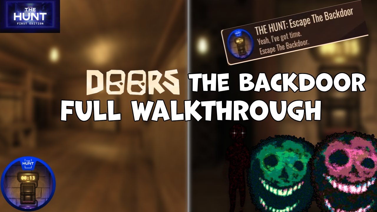 DOORS: The Backdoor Full Walkthrough (Roblox The Hunt Event 2024)
