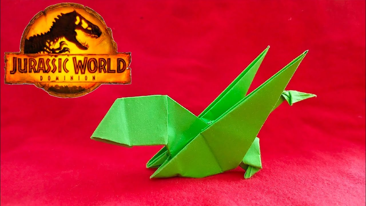 COMO HACER ORIGAMI DE DIMORPHODON Jurassic World 