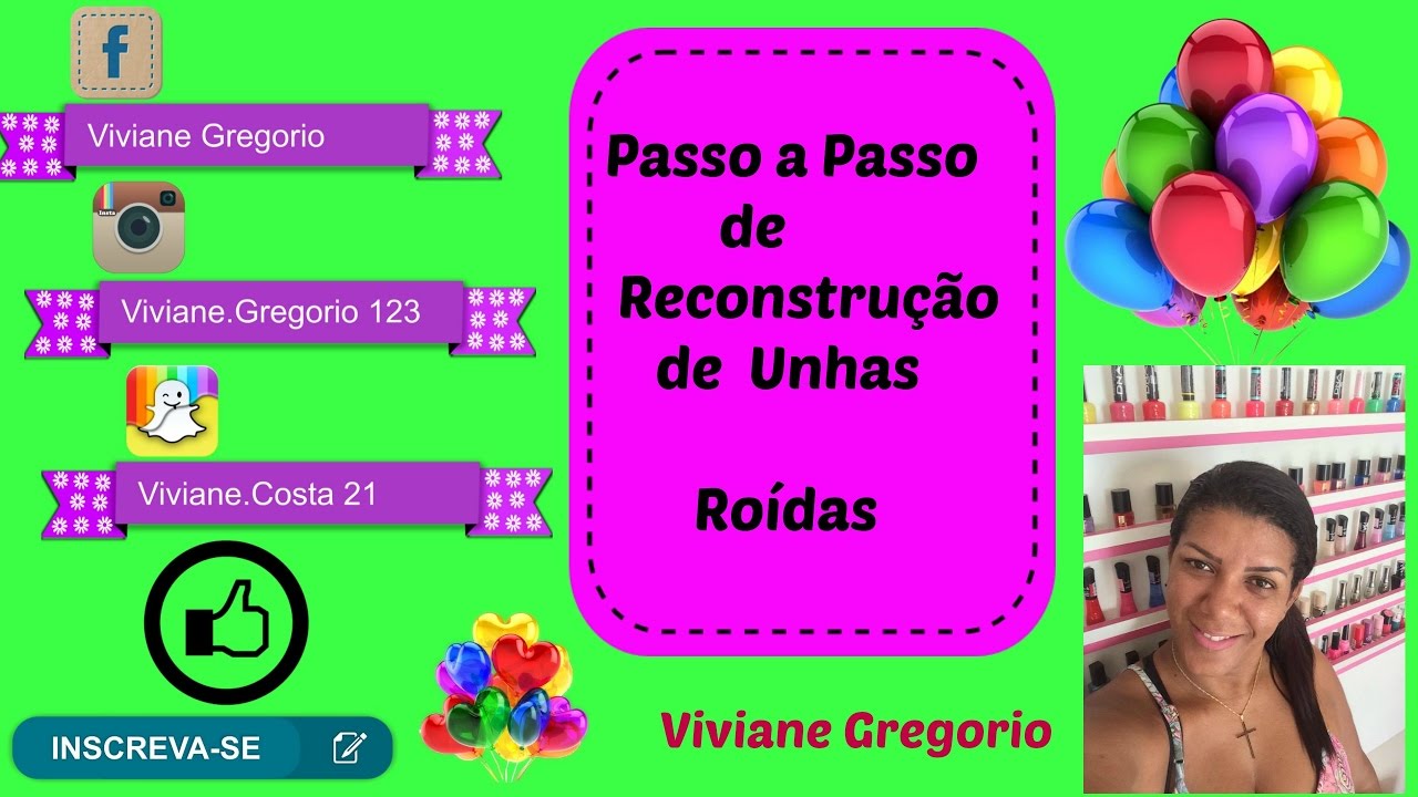 Passo a Passo de Reconstrução de Unhas Roídas.