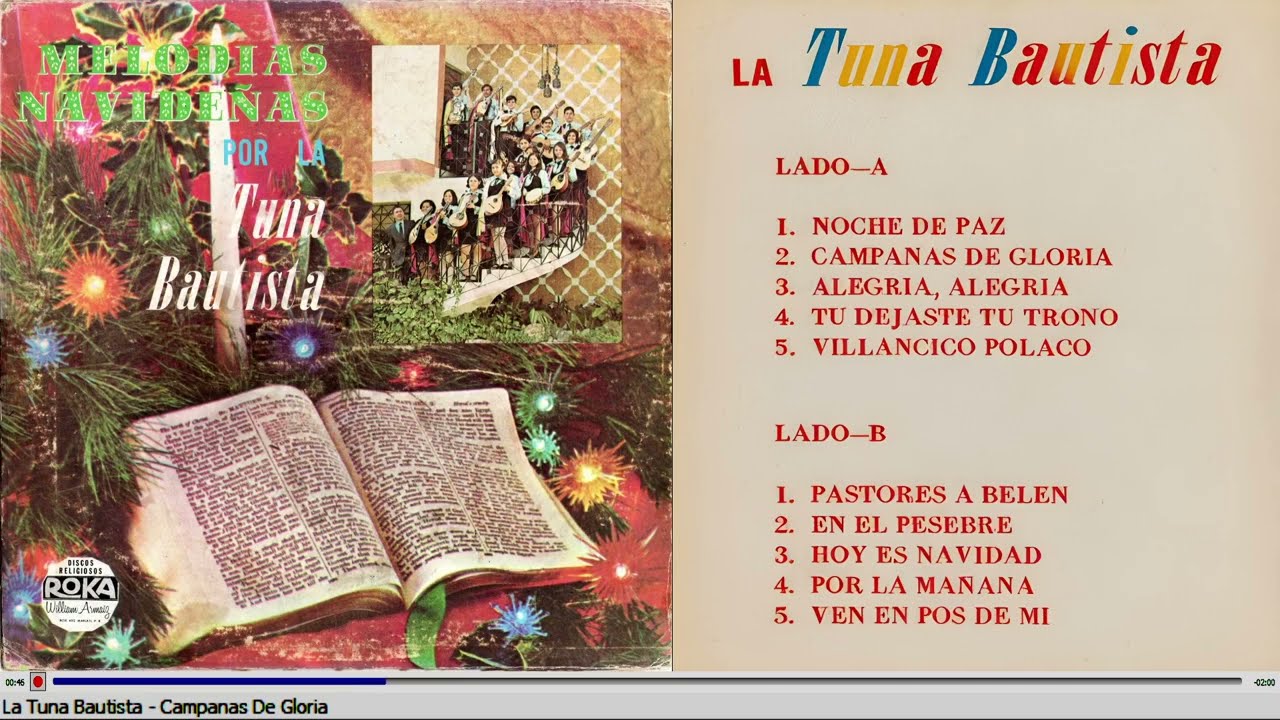 La Tuna Bautista - Melodías Navideñas (197?)